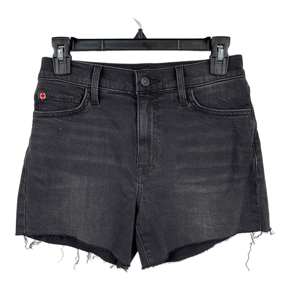 Hudson Jeans Kass high waist cutoff denim black size 24
